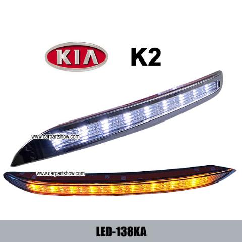 KIA K2 DRL LED Daytime Running Lights turn light steering lamps LED-138KA