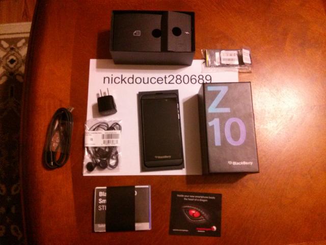 FOR SALE :-BLACKBERRY Z10 :-$350USD BUY 2 GET 1 FREE