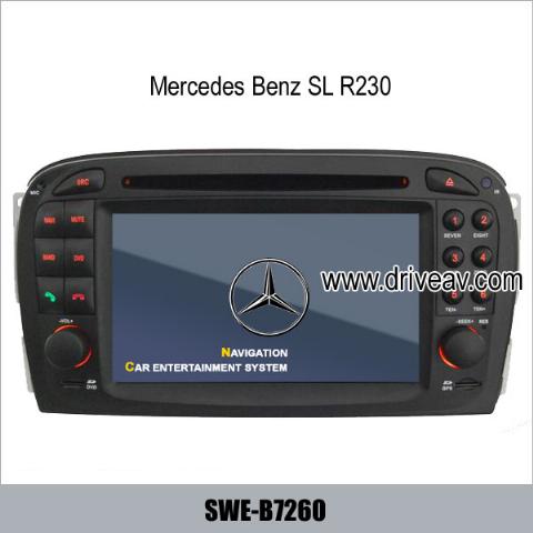 Mercedes Benz SL R230 OEM radio Car DVD player GPS navi TV IPOD SWE-B7260