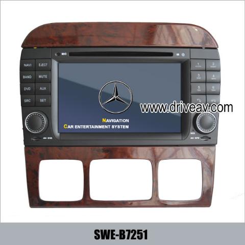 Benz S-Class W220 Benz CL-W215 S280 S320 S420 S350 OEM radio DVD GPS TV SWE-B7251
