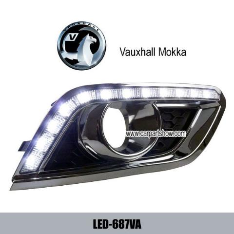 Vauxhall Mokka DRL LED Daytime Running Lights Car headlights parts Fog lamp cover LED-687VA