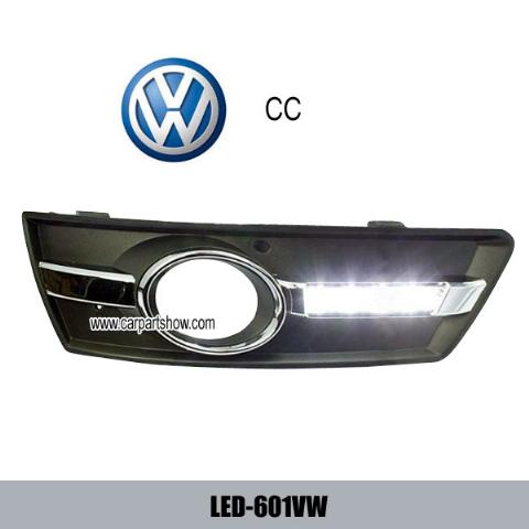 Volkswagen VW CC DRL LED Daytime Running Lights Car headlight parts Fog lamp cover LED-601VW