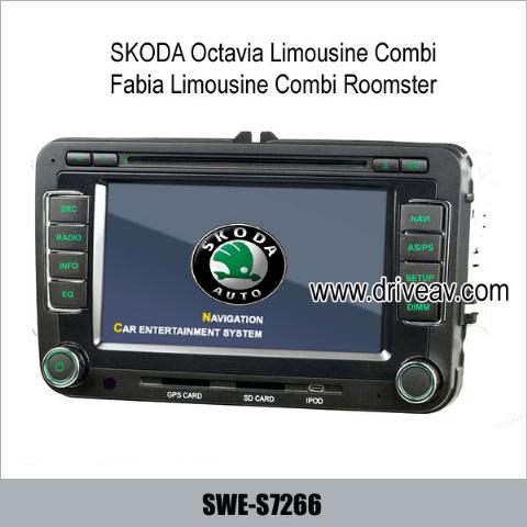 SKODA Octavia Limousine Combi Fabia Limousine Combi Roomster DVD GPS TV IPOD SWE-S7266