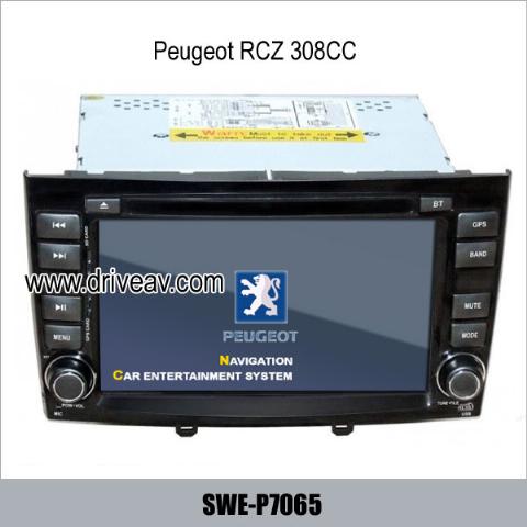 Peugeot RCZ 308CC OEM stereo radio Car DVD player TV GPS navi SWE-P7065
