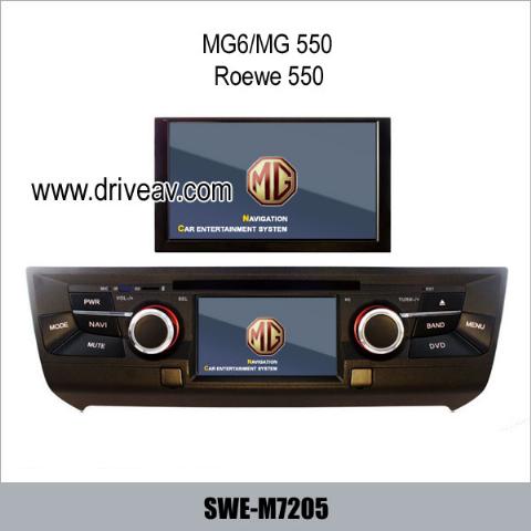 MG6 MG 550 Roewe 550 stereo radio DVD Player GPS TV bluetooth ipod SWE-M7205