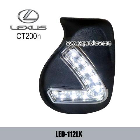 LEXUS CT200h DRL LED Daytime Running Lights Car headlight parts Fog lamp cover LED-112LX