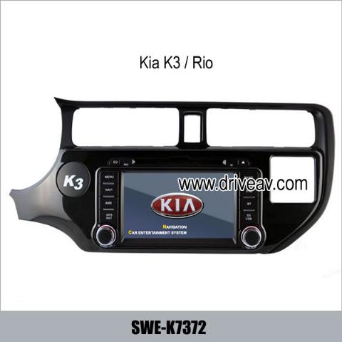 Kia k3 Rio original radio stereo car DVD player GPS navigation SWE-K7372