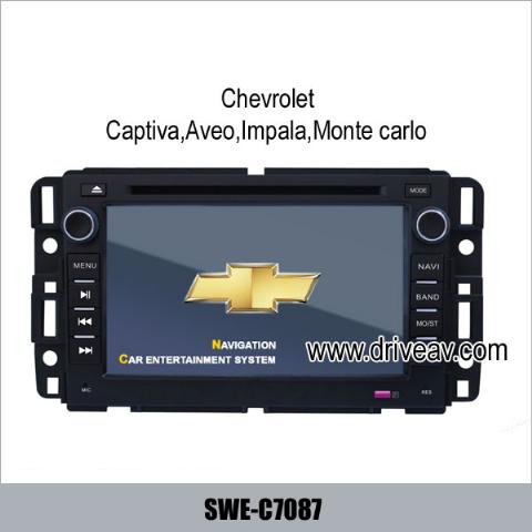 Chevrolet Captiva Aveo Impala Monte carlo radio car DVD GPS navi TV SWE-C7087