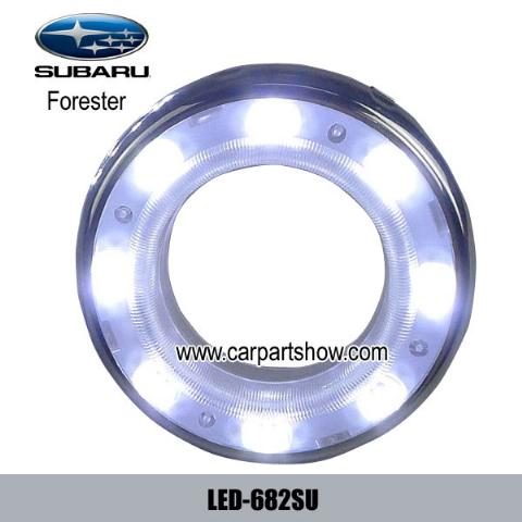 SUBARU Forester DRL LED Daytime Running Lights Car headlight parts Fog lamp cover LED-682SU