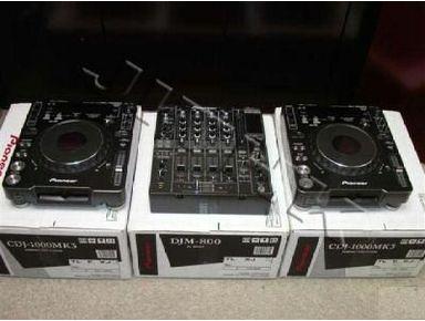 (Cash on Delivery) 100%New 2x PIONEER CDJ-1000MK3 & 1x DJM-800 MIXER DJ PACKAGE for sale.