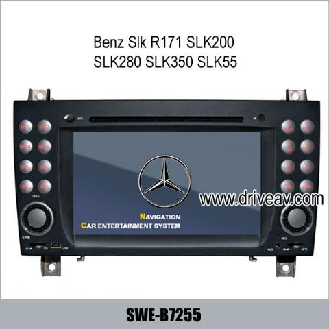 Benz Slk R171 SLK200 SLK280 SLK350 SLK55 radio DVD GPS TV SWE-B7255