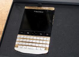 BLACKBERRY PORSCHE P9981 GOLD DESIGN (24 CARAT GOLD DESIGN)