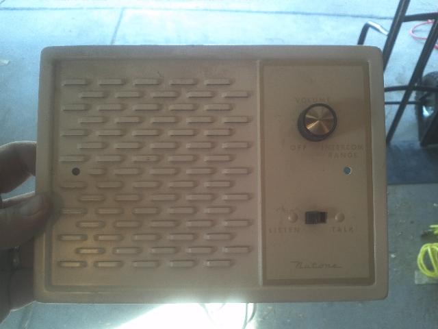 Nutone Intercom, Radio, Record Player