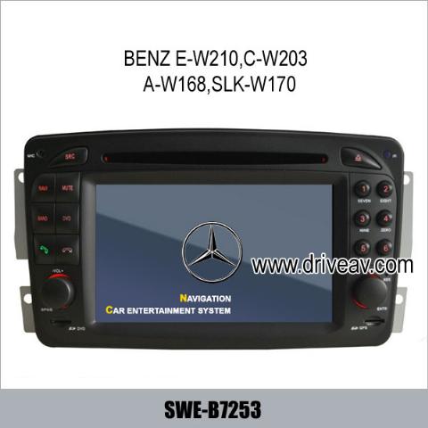 BENZ E-W210 C-W203 A-W168 SLK-W170 OEM Radio DVD Player GPS navi TV SWE-B7253