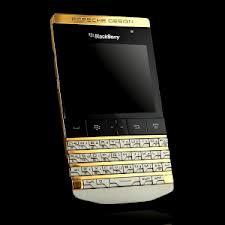 BLACKBERRY PORSCHE P9981 GOLD DESIGN (24 CARAT GOLD DESIGN)