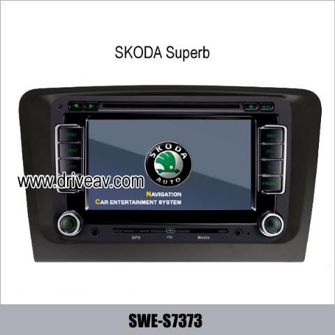 Skoda Superb OEM stereo radio auto dvd player gps navigation TV IPOD SWE-S7373