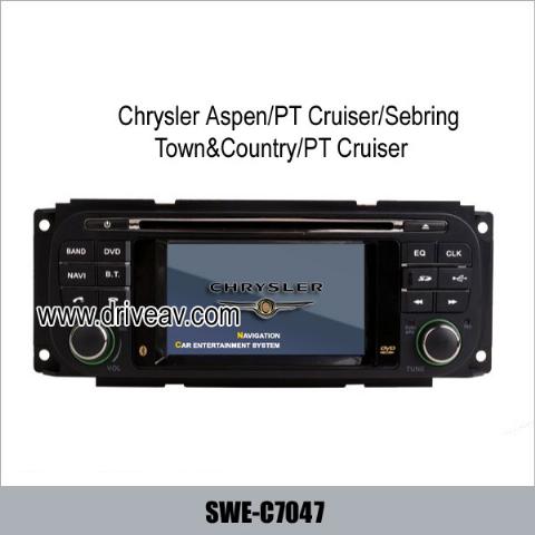 Chrysler Aspen PT Cruiser Sebring Town&Country PT Cruiser radio DVD GPS TV SWE-C7047