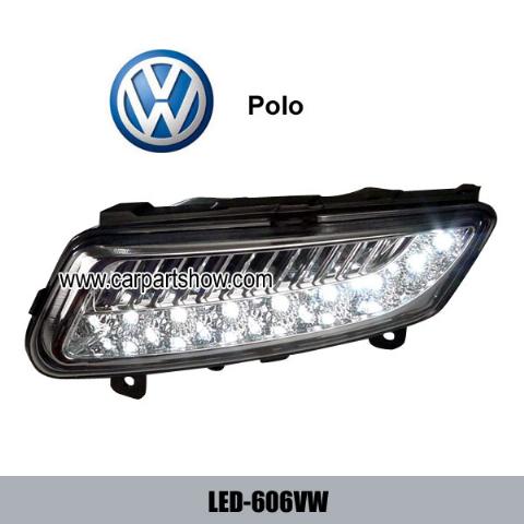 Car Fog Lights Day Driving Running Light for VW Volkswagen POLO 6R