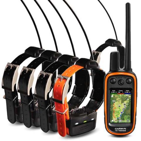 Garmin Alpha 100 GPS Training & Tracking Collar (5-Dog Combo)