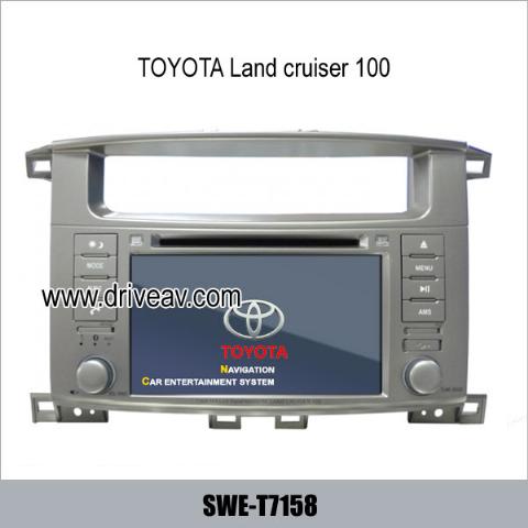 TOYOTA Land cruiser 100 stereo radio DVD Player GPS navigation TV SWE-T7158