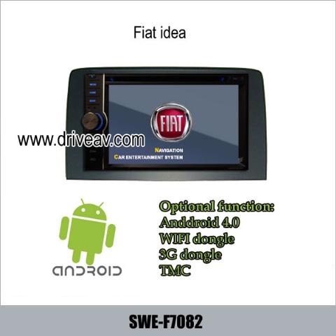 FIAT Idea Car stereo radio system DVD GPS Android 4.0 wifi 3G SWE-F7082