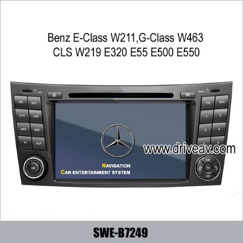 Benz E-Class W211 G-Class W463 CLS W219 E320 E55 E500 E550 DVD GPS TV SWE-B7249