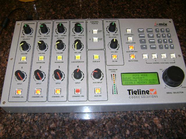For Sale:Tieline i-Mix POTS/ISDN Portable Broadcast Audio Codec