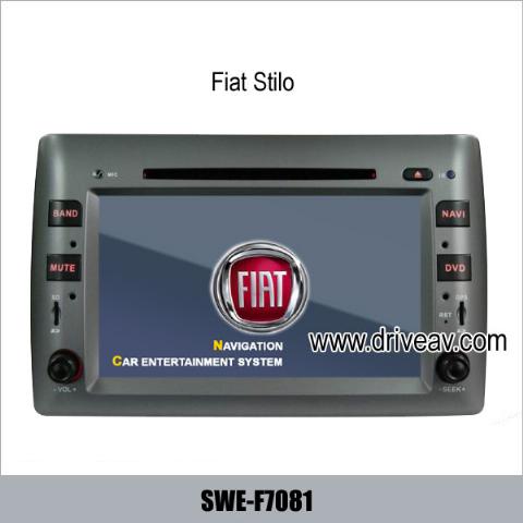 FIAT Stilo Car stereo radio system DVD player TV,bluetooth,GPS SWE-F7081