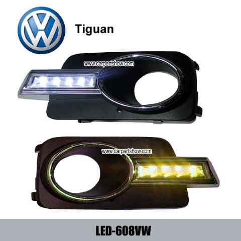 Volkswagen VW Tiguan DRL LED Daytime Running Lights turn light steering lamps LED-608VW